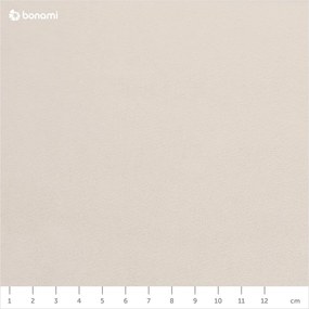 Divano letto in velluto beige Basso - Kooko Home