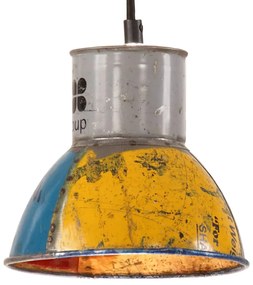 Lampada Sospesa Industriale 25 W Multicolore Rotonda 17 Cm E27 /