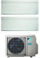 Climatizzatore Condizionatore Daikin Bluevolution Dual Split Inverter serie STYLISH WHITE 9+18 con 2MXM68N R-32 Wi-Fi Integrato 9000+18000 Colore Bianco - Garanzia Italiana