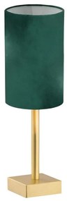 Argon 8108 - Lampada da tavolo ABRUZZO 1xE14/7W/230V ottone/verde