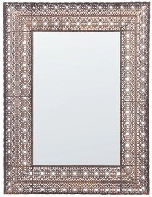 Specchio da parete color rame 69x90cm DEHRADUN Beliani