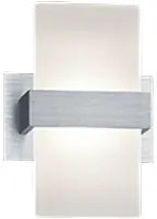 Applique Led a Prete Interno Moderna 4W Alluminio Metacrilato Platon GD Trio