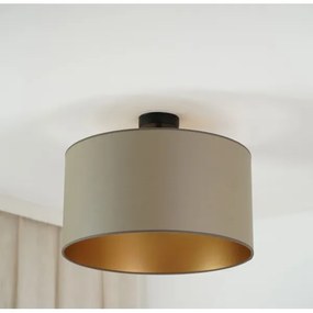 Brilagi - Lampadario a plafone OREGON ROLLER VEGE 1xE27/15W/230V diametro 45 cm grigio