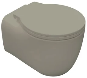 Vaso WC sospeso ergo, sedile escluso P 51 x L 36.5 cm marrone
