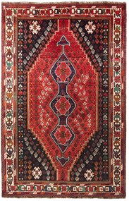 Shiraz Tappeto persiano 160x250 Rosso (Iran) Annodato A Mano