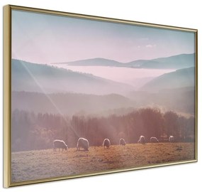 Poster  Mountain Pasture  Cornice Quadri Cornice d'oro, Larghezza x Altezza Home decor 30x20