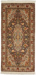 Cashmere Silk Tappeto orientale 80 x 160 Beige (Indian) Annodato A Mano