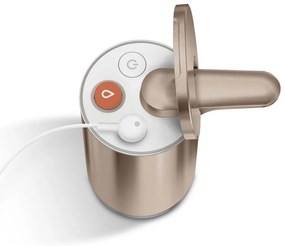 Distributore automatico di sapone in acciaio color oro 266 ml - simplehuman