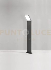 Path paletto in alluminio antracite opaco led 12w 3000k cri?80 220-...