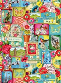 Collage-Wandbild Jardin de Pip von Eijffinger - 341084