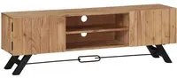 Mobile Porta TV 140x30x45 cm in Legno Massello di Acacia 247971