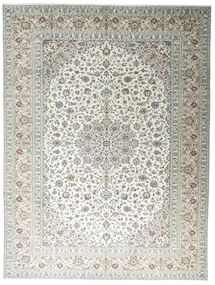 Kashan Tappeto 300x400 Beige (Iran) Annodato A Mano