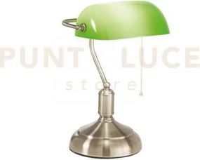 Lampada da tavolo marshall verde 1 luce attacco e27 26x18x40cm in m...