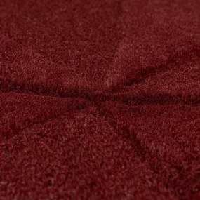 Tappeto burgundy in lana tessuto a mano 200x290 cm Shard Red – Flair Rugs