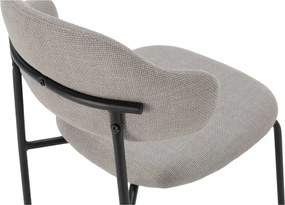 Sedie da pranzo in set grigio chiaro 4 pz Adriel – Marckeric