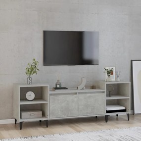Mobile per tv grigio cemento 160x35x55 cm legno multistrato