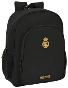 Zaino Scuola Real Madrid C.F. Nero 32 X 38 X 12 cm