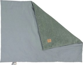 Coperta per bambini verde in velluto a coste 100x77 cm – Meowbaby