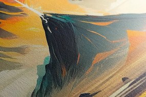 Stampa su tela – Vulcano attivo