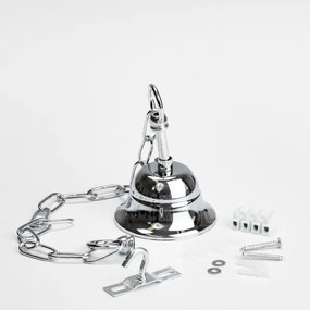 Brilagi - LED Lampadario di cristallo a sospensione con catena MOZART 4xE14/40W/230V cromo lucido