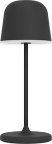 Eglo 901877 - Lampada da tavolo ricaricabile LED dimmerabile per esterni MANNERA-S LED/1,8W/5V IP54 nera