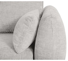 Divano angolare grigio chiaro (angolo sinistro) Matera - Cosmopolitan Design