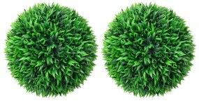 Sfere Di Bosso Artificiale 2 Pz 47 Cm /