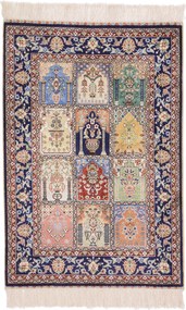 Hereke Tappeto 90x60 (Cina) Annodato A Mano