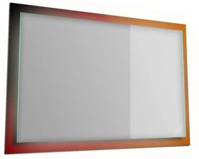 Specchio con illuminazione integrata bagno rettangolare Rust L 100 x H 100 x P 2.5 cm