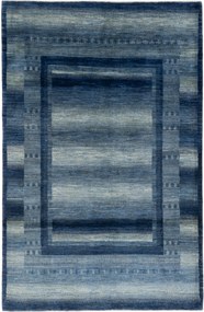 Loribaft Tappeto 170 x 260 Blu (Iran) Annodato A Mano