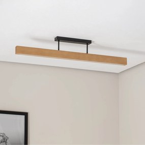 TK Lighting Lampada da soffitto in legno LED Teo, pino, 96 cm, 3000 K