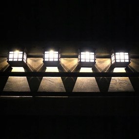 Lampada da parete solare a LED con sensore crepuscolare LED/1,2 V 600 mAh IP44