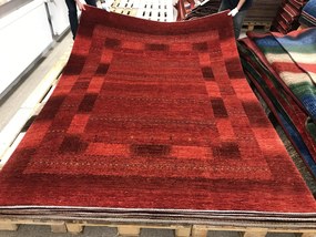 Loribaft Tappeto persiano 210 x 300 Rosso (Iran) Annodato A Mano
