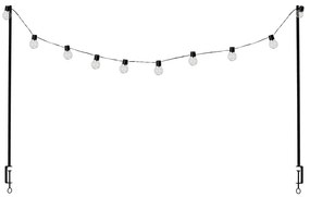 Catena luminosa solare numero di lampadine 10 pezzi lunghezza 220 cm - Esschert Design