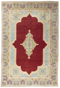 Kerman Tappeto 440x300 Rosso (Iran) Annodato A Mano