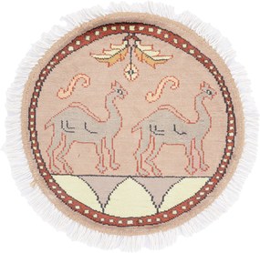 Agra Tappeto orientale 50 x 50 (Indian) Annodato A Mano