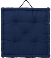 Cuscino materasso 60x60 cm blu
