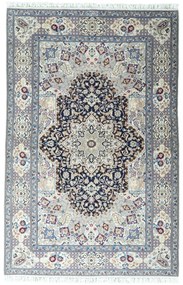 Nain Tappeto 200x130 Blu (Iran) Annodato A Mano