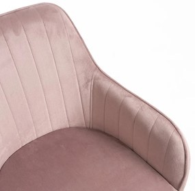 Sedia Chic Office - Rosa