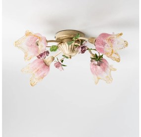 Lampadario a plafone FIORINTINO 4xE14/40W/230V