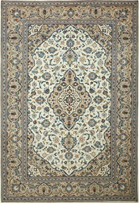 Kashan Tappeto persiano 200x300 Beige (Iran) Annodato A Mano