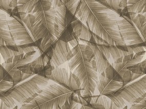 Fotomurale Foglia, beige