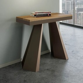 Consolle 90x40 cm allungabile a 300 cm DIAMANTE EVOLUTION Quercia Natura telaio Orso