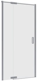 Porta doccia girevole Neo L 100 x H 200cm, Sp. 5 mm in vetro profilo cromo