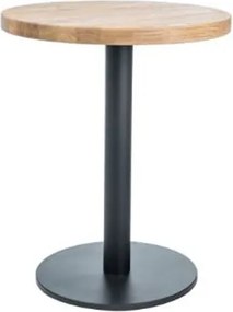 Tavolo rotondo Puro II in rovere - p 60 x h 76 cm