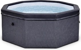 Vasca Idromassaggio Piscina Spa Semirigida Ottavia 4 Adulti 2 Bambini 1000 L 193x193x70 cm in PVC Grigio...
