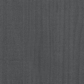 Giroletto grigio in legno massello di pino 200x200 cm