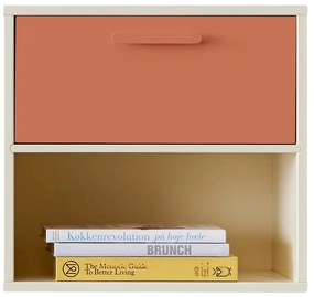 Comodino a parete rosso e giallo Keep by Hammel - Hammel Furniture