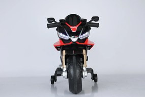 Moto Elettrica per Bambini 12V con Licenza Aprilia RSIV Small Nera...