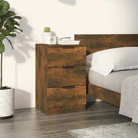 Comodino Rovere Fumo 40x36x65 Cm /